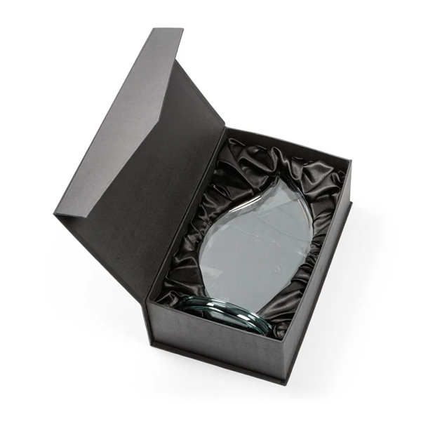 Jade flame shape award on a round base.... from ASI 84592 St Regis Group / St Regis