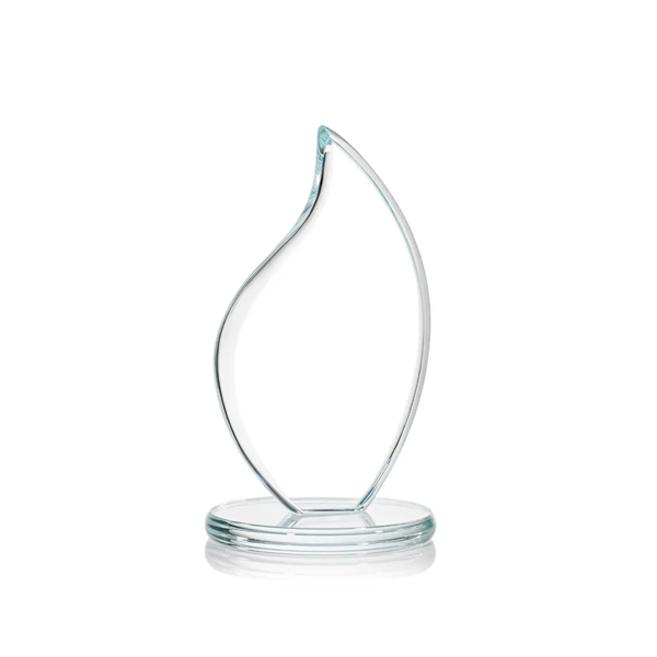 Odessy Flame VividPrint™ Award is a 3/4" thick Starfire Crystal Flame... from ASI 84592 St Regis Group / St Regis