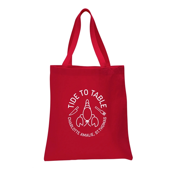 Cotton Tote with a 1-Color Screen Print... from ASI 92980 WOV-IN® / Universal Strap/Wov-In Line