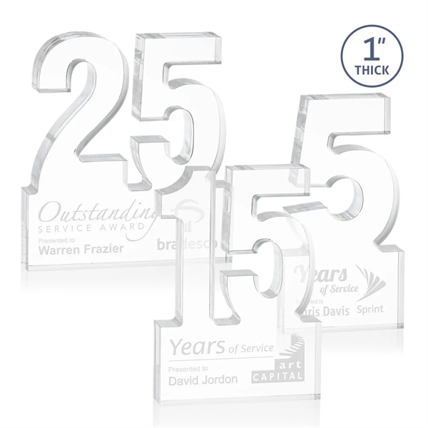 Recognize a major milestone with the Astoria Acrylic Awards. Featuring free-standing... from ASI 84592 St Regis Group / St Regis