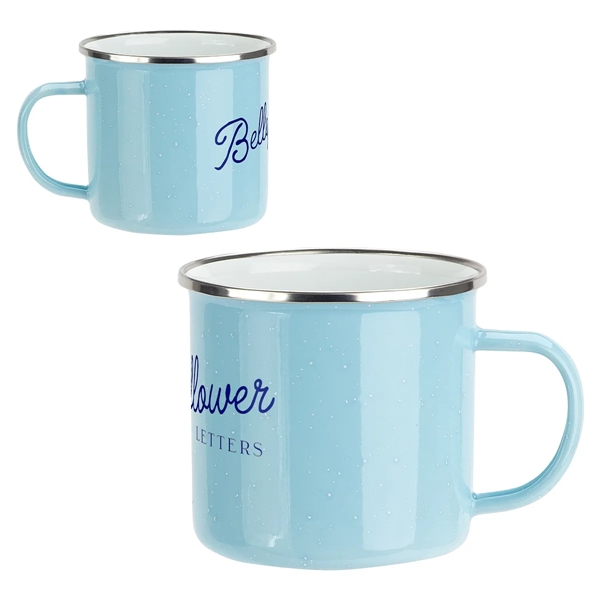 16 oz Enamel-Lined Iron Coffee Mug... from ASI 36730 Ariel Premium Supply Inc