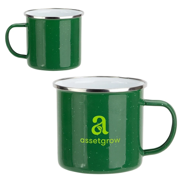 16 oz Enamel-Lined Iron Coffee Mug... from ASI 36730 Ariel Premium Supply Inc