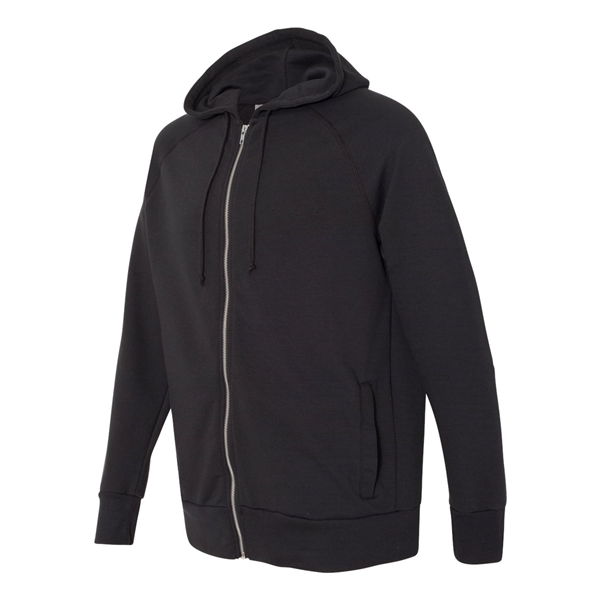 Full-zip raglan sweatshirt with an unlined hood, matching drawcord, and side... from ASI 84358 S&S Activewear