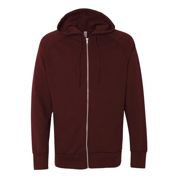 Full-zip raglan sweatshirt with an unlined hood, matching drawcord, and side... from ASI 84358 S&S Activewear