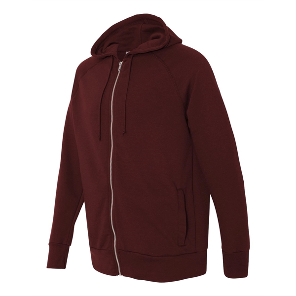 Full-zip raglan sweatshirt with an unlined hood, matching drawcord, and side... from ASI 84358 S&S Activewear