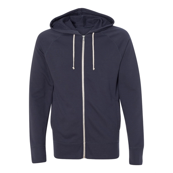 Full-zip raglan sweatshirt with an unlined hood, matching drawcord, and side... from ASI 84358 S&S Activewear