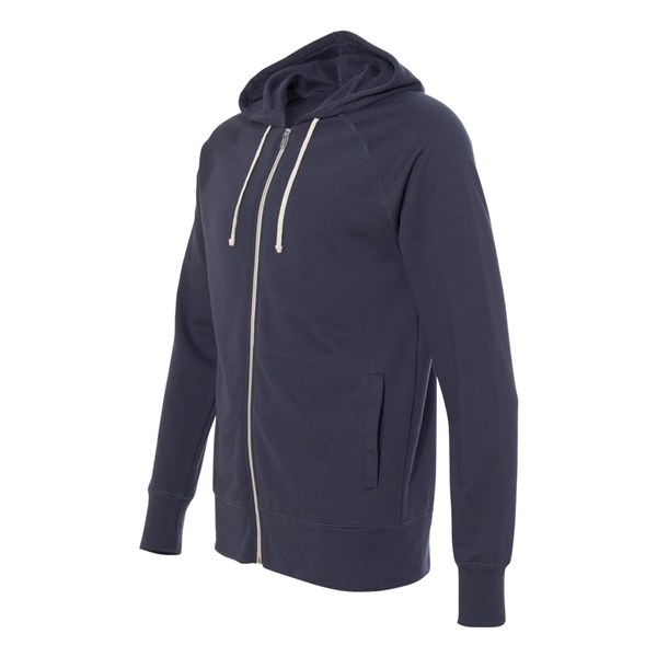 Full-zip raglan sweatshirt with an unlined hood, matching drawcord, and side... from ASI 84358 S&S Activewear