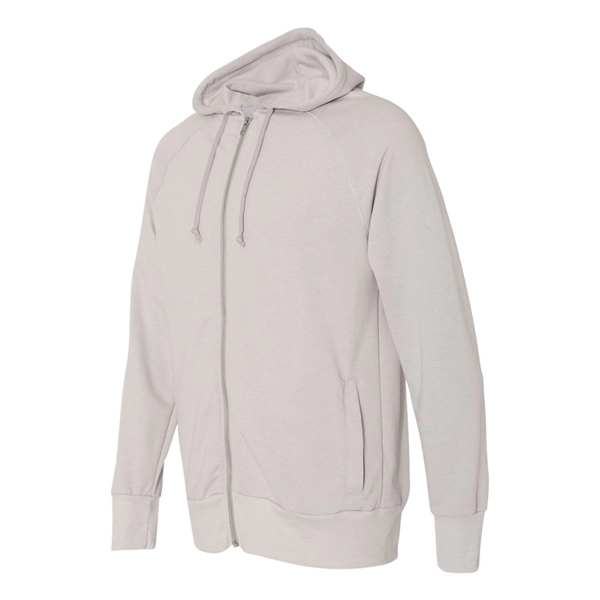 Full-zip raglan sweatshirt with an unlined hood, matching drawcord, and side... from ASI 84358 S&S Activewear