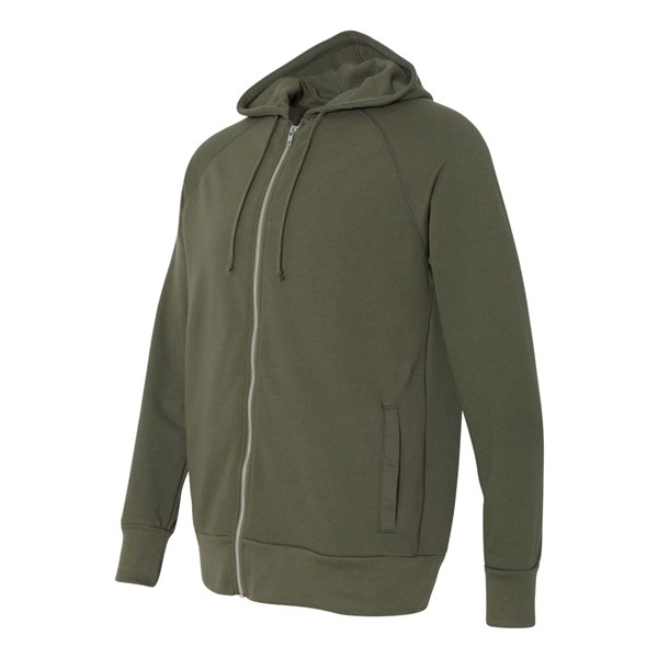 Full-zip raglan sweatshirt with an unlined hood, matching drawcord, and side... from ASI 84358 S&S Activewear