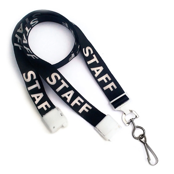 Economical dye-sub lanyards make it easy to identify visitors and staff.... from ASI 79898 Promovision / PROMOVISION