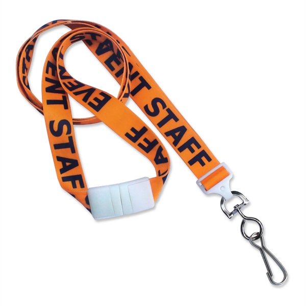 Economical dye-sub lanyards make it easy to identify visitors and staff.... from ASI 79898 Promovision / PROMOVISION