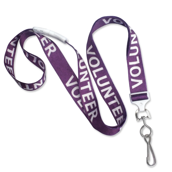 Economical dye-sub lanyards make it easy to identify visitors and staff.... from ASI 79898 Promovision / PROMOVISION