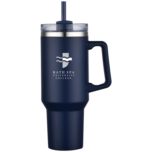 Double-wall, vacuum-insulated, stainless steel mug... from ASI 80060 VisionUSA