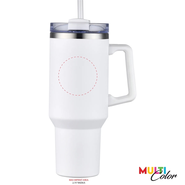 Double-wall, vacuum-insulated, stainless steel mug... from ASI 80060 VisionUSA