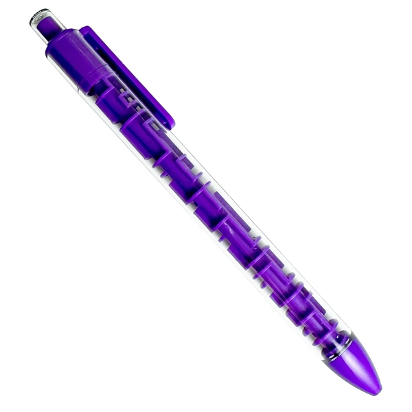 Click pen containing a puzzle in the middle with two metal... from ASI 57956 Graphco line