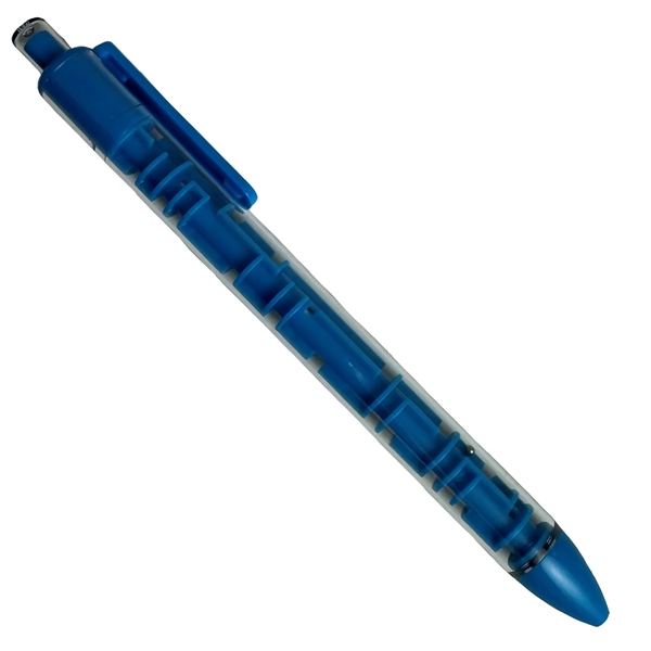 Click pen containing a puzzle in the middle with two metal... from ASI 57956 Graphco line