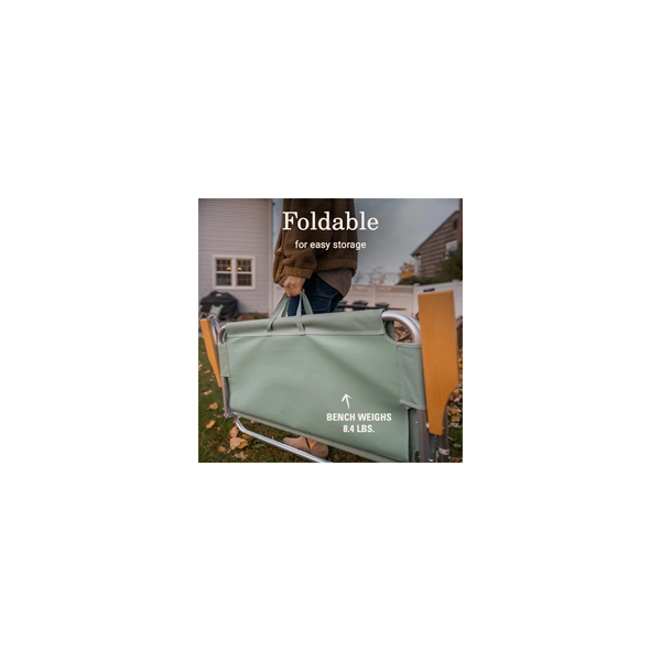 Living Collection Bench. Lightweight frame and carry handle make it easy... from ASI 45647 Coleman Co Inc