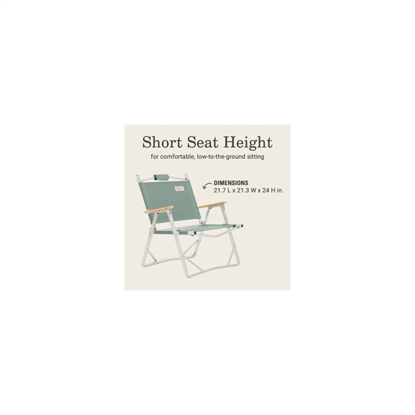 Living Collection Flat-Fold Chair. Lightweight frame sturdy enough to support 250... from ASI 45647 Coleman Co Inc
