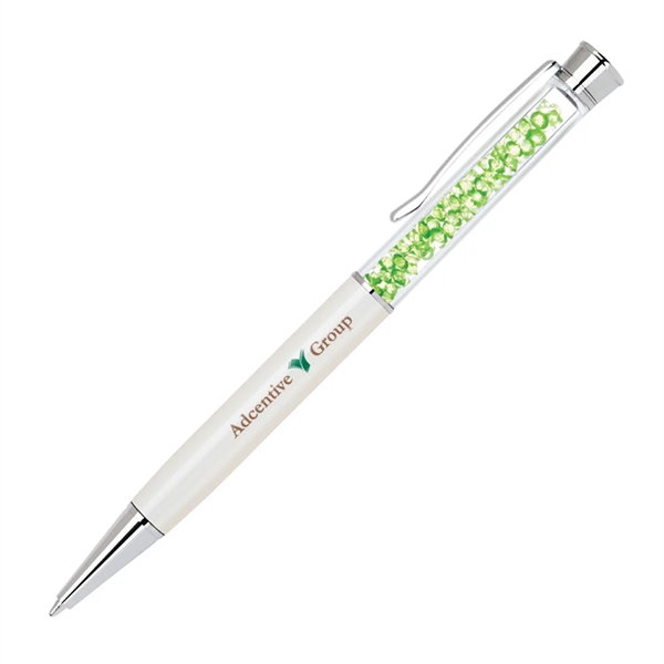 Elegant brass pen with matching crystals and barrel colors.... from ASI 90859 Tempo Industries Inc / Tempoline