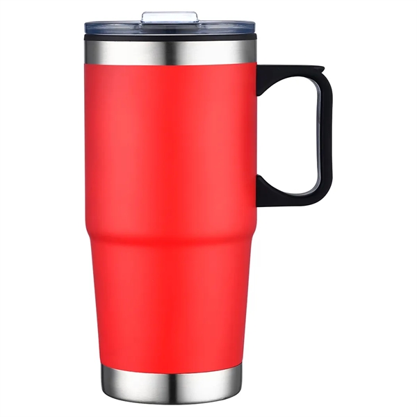 24 oz Silver Bottom Travel Mug... from ASI 31517 Admart Products