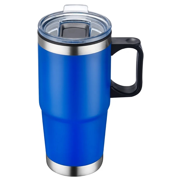 24 oz Silver Bottom Travel Mug... from ASI 31517 Admart Products