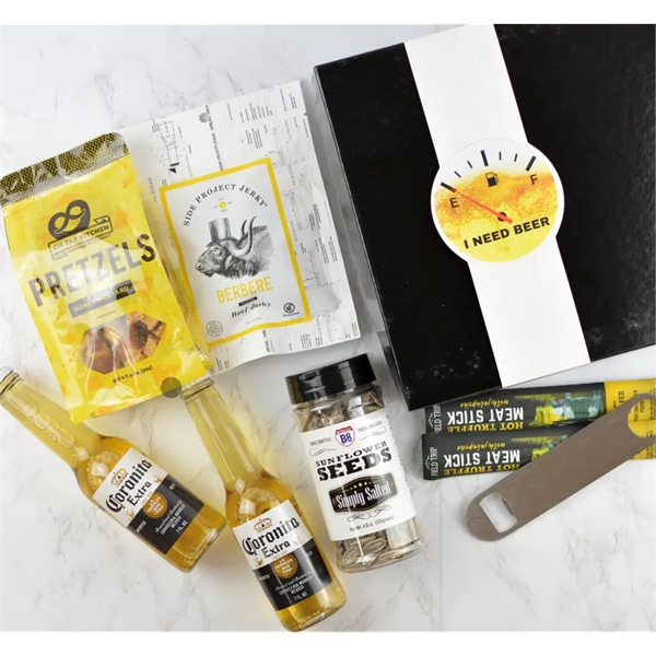 Beer Gift Box with Snacks... from ASI 89971 Stuff A Mug
