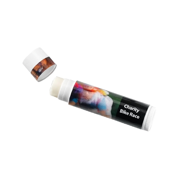 Eco-friendly SPF15 lip balm plus full color label imprint on wrap... from ASI 37218 Athena Promo (tm)