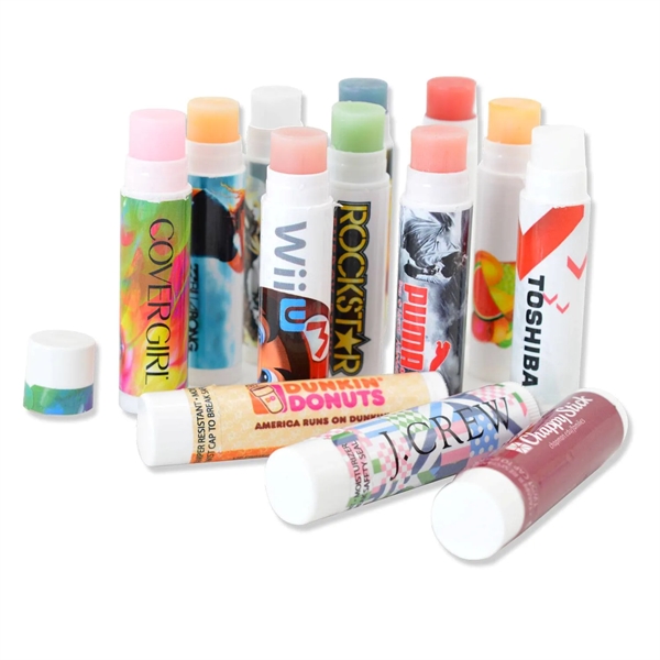 Eco-friendly SPF15 lip balm plus full color label imprint on wrap... from ASI 37218 Athena Promo (tm)