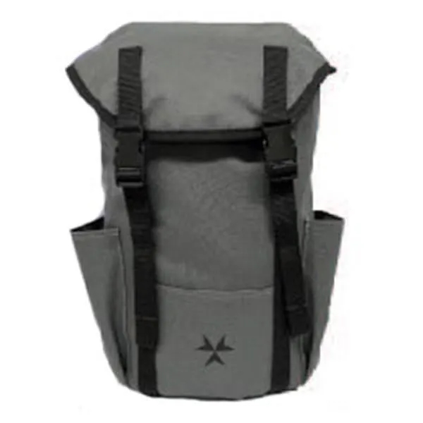 Exec laptop backpack with draw-cord closure with top flap and dual... from ASI 88782 Sport Systems Custom Bag Corp