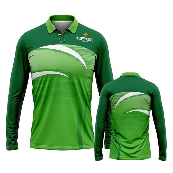 Our Long Sleeve Polos will look great with your brand &... from ASI 93987 Martini-Vispak Inc.