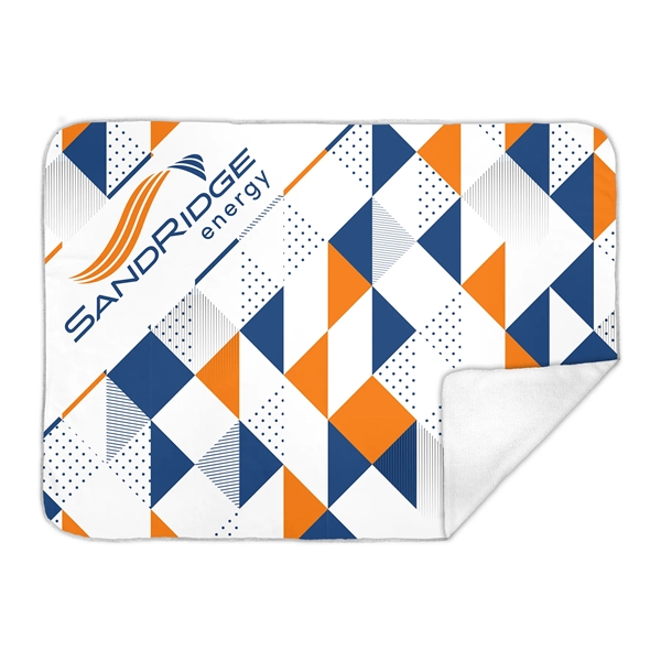 Well crafted serious softness with our ultra-cozy sherpa blanket with your... from ASI 93987 Martini-Vispak Inc.