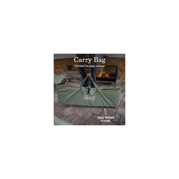 Living Collection Folding Table. The lightweight aluminum frame makes it easy... from ASI 45647 Coleman Co Inc