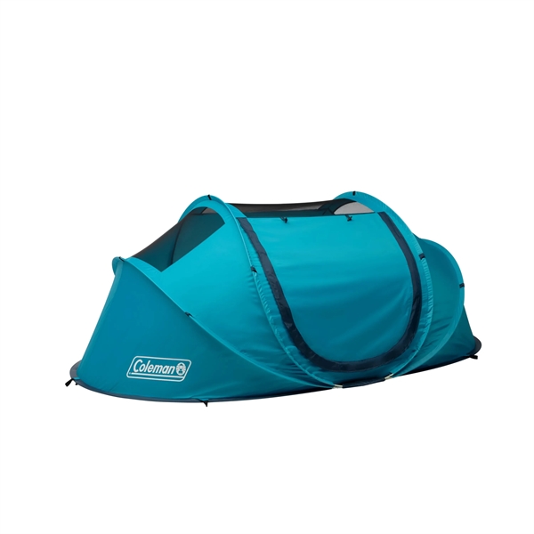 The 2-Person Pop-Up Tent sets up in just 10 seconds so... from ASI 45647 Coleman Co Inc