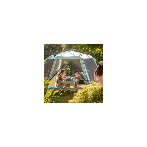 he Skylodge 15 x 13 Instant Screen Tent sets up in... from ASI 45647 Coleman Co Inc
