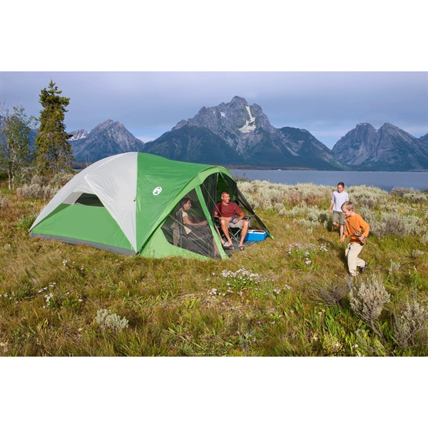 The 6-Person Evanston™ Dome Camping Tent includes a separate full-floor screen... from ASI 45647 Coleman Co Inc