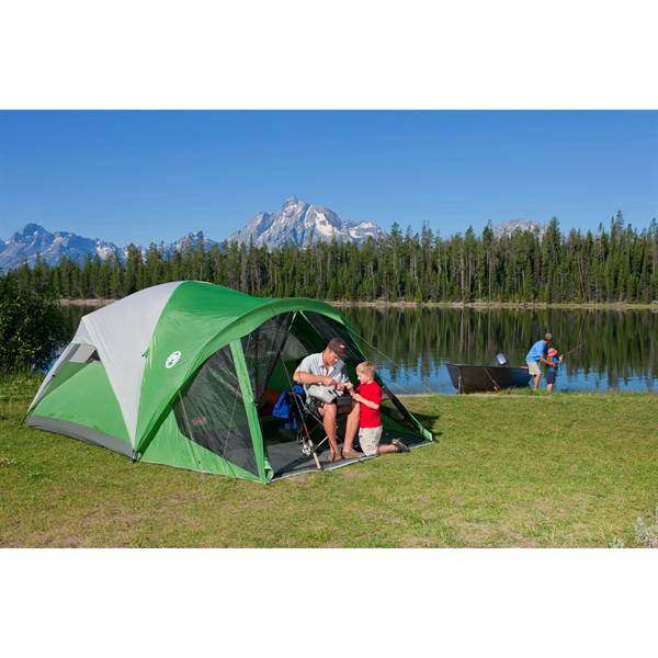 The 6-Person Evanston™ Dome Camping Tent includes a separate full-floor screen... from ASI 45647 Coleman Co Inc