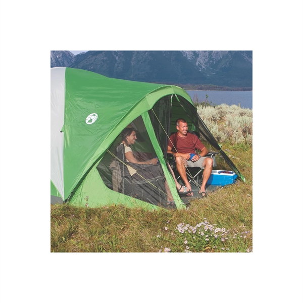 The 6-Person Evanston™ Dome Camping Tent includes a separate full-floor screen... from ASI 45647 Coleman Co Inc
