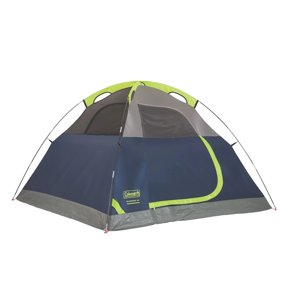 The 4-Person Sundome® Dome Camping Tent. Large windows and a ground... from ASI 45647 Coleman Co Inc