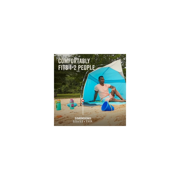 Grab the Skyshade Small Compact Beach Shade for sun protection to... from ASI 45647 Coleman Co Inc
