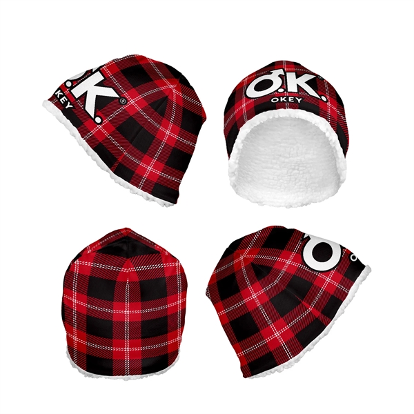 Stay warm in our winter beanie with sherpa lining.... from ASI 93987 Martini-Vispak Inc.