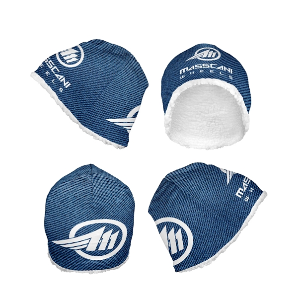 Stay warm in our winter beanie with sherpa lining.... from ASI 93987 Martini-Vispak Inc.