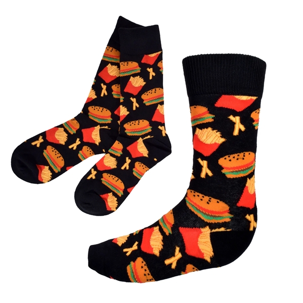 Knitted Jacquard Socks are made from 100% cotton. Unisex adult size... from ASI 93987 Martini-Vispak Inc.