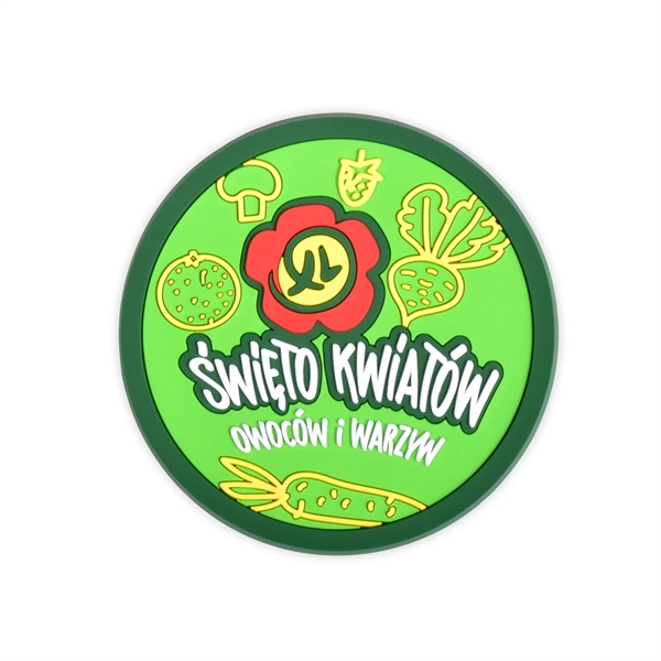 PVC coasters, 4mm thick with up to 5 colors.... from ASI 93987 Martini-Vispak Inc.