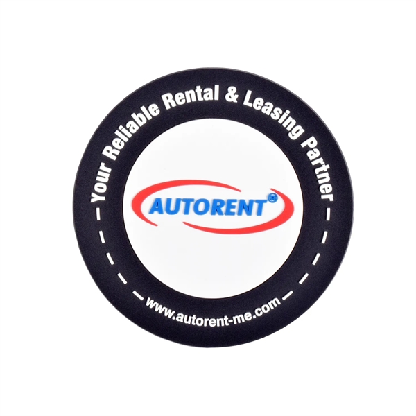 PVC coasters, 4mm thick with up to 5 colors.... from ASI 93987 Martini-Vispak Inc.