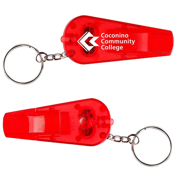 Flashlight whistle keychain.... from ASI 52710 Lincoln Line