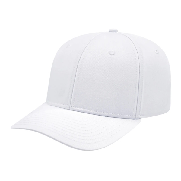Mid profile structured cotton and polyester cap with adjustable snapback closure.... from ASI 43792 Cap America Inc