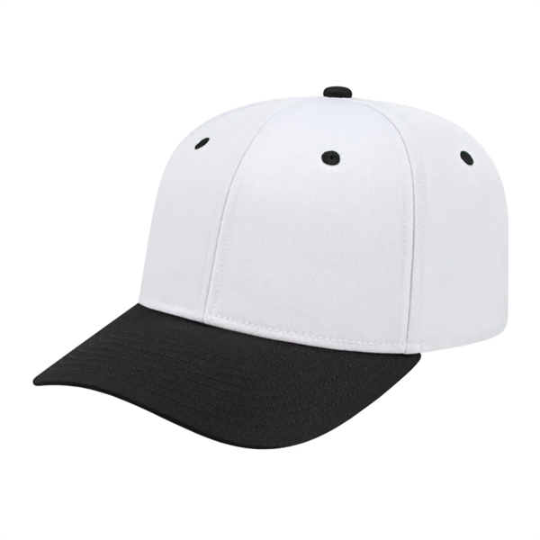 Mid profile structured cotton and polyester cap with adjustable snapback closure.... from ASI 43792 Cap America Inc
