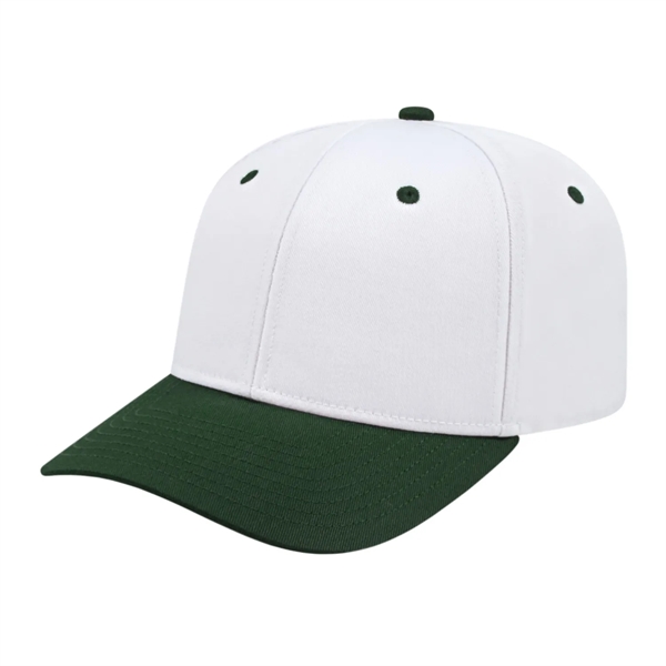 Mid profile structured cotton and polyester cap with adjustable snapback closure.... from ASI 43792 Cap America Inc