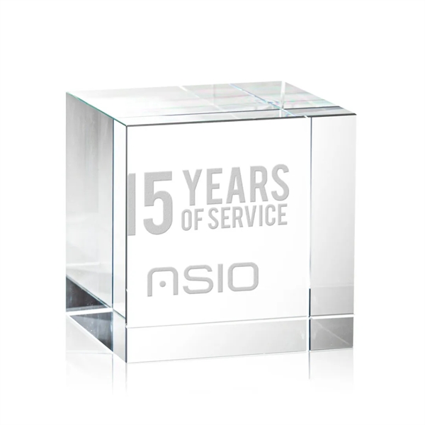 An elegantly, polished cube in pure Optical Crystal. A lovely award,... from ASI 84592 St Regis Group / St Regis