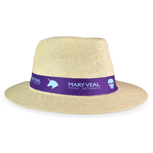 Natural Classic Fedora Hat with fully customized band... from ASI 72657 Active Life Promo / Apres Ski Active Life Promo